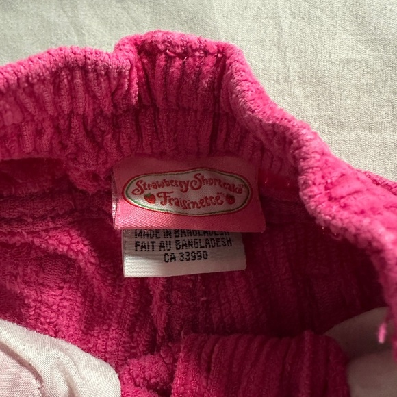 Strawberry Shortcake - Vintage - Pink Kids Corduroy Pants - Picture 2 of 6